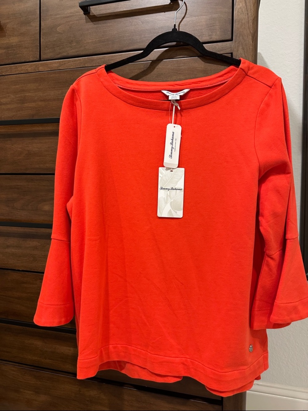 Tommy Bahama Women's coral Boatneck Pullover Top